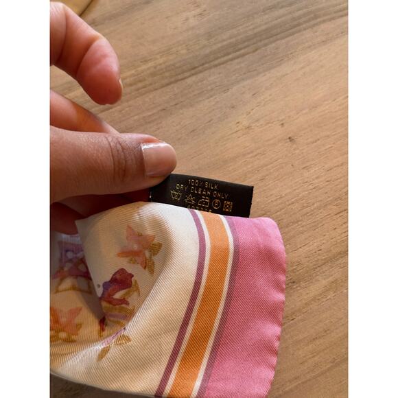 LV LOUIS VUITTON Richard Prince Watercolor Aquarelle Bandeau Scarf ULTRA RARE - Picture 12 of 14